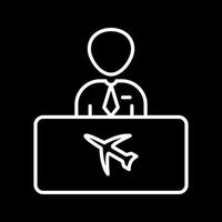 Flight Information Vector Icon