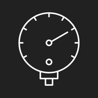 Pressure Gauge Vector Icon