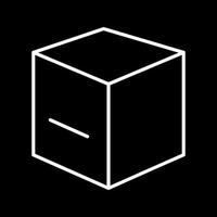 Cube Vector Icon