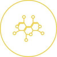 Molecule Structure Vector Icon