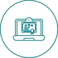 Digital Certificate Vector Icon