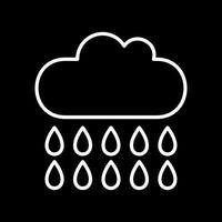 icono de vector de lluvia