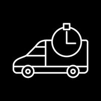 Time Based Delivery Vector Icon