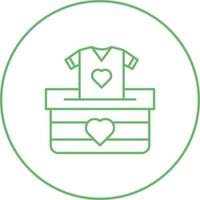 Cloth Donate Vector Icon