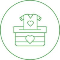 Cloth Donate Vector Icon