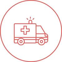 icono de vector de ambulancia