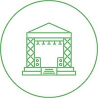 Stage Vector Icon