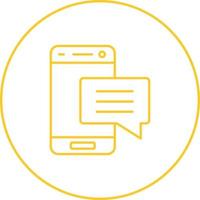 icono de vector de sms