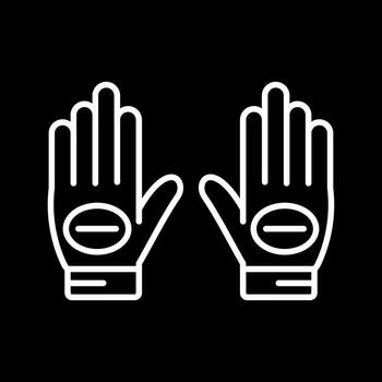 icono de vector de guante