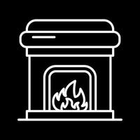 Fireplace Vector Icon