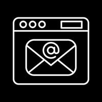 icono de vector de correo electrónico