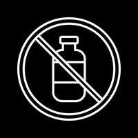 No Liquids Vector Icon