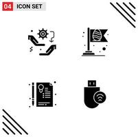 iconos creativos signos y símbolos modernos de configuración de certificado de equipo signo de pascua elementos de diseño vectorial editables vector