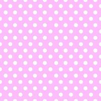 White polka dots on pink background. vector