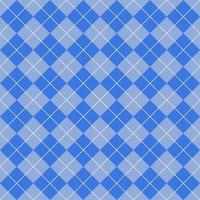 Seamless repeating square argyle pattern in blue tone. vector