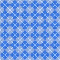 Seamless repeating square argyle pattern in blue tone. vector