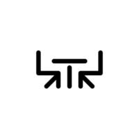 Table chair vector icon, suitable for your design need, logo, illustration, animation, etc.