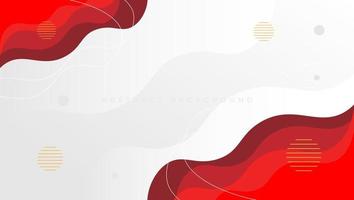 Red white abstract background vector