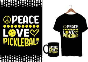 Pickleball tshirt design vector