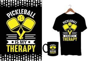 Pickleball tshirt design vector