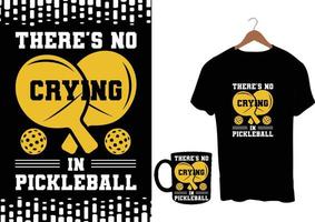 Pickleball tshirt design vector