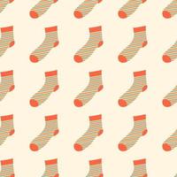 striped sock pattern vector