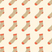 striped sock pattern vector