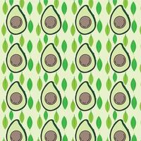 avocado pattern seamless vector