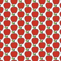 apple pattern background vector