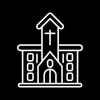 icono de vector de iglesia