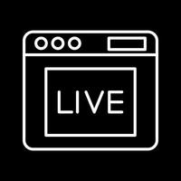 Live Vector Icon