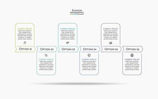 presentación plantilla de infografía empresarial vector