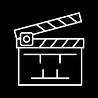 icono de vector de cine