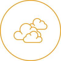 Cloudy Vector Icon