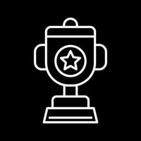 icono de vector de copa de medalla