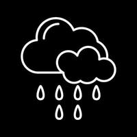 icono de vector de lluvia