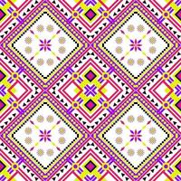 Abstract ethnic geometric pattern design for background or wallpaper. Ethnic geometric print pattern design Aztec repeating background texture for fabric, cloth design, wrapping, fashion elements. vector
