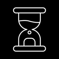 icono de vector de reloj de arena