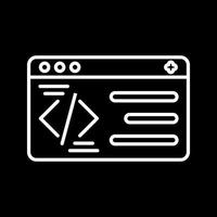 icono de vector de programación