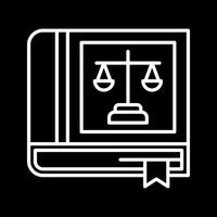 Law Book Vector Icon