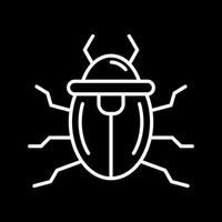 icono de vector de escarabajo