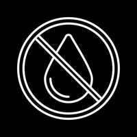 No Water Vector Icon