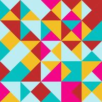 Geometric triangle seamless pattern vector