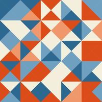 Geometric triangle seamless pattern vector