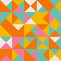 Geometric triangle seamless pattern vector