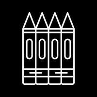 Crayons Vector Icon