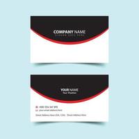 Print ready professional business card design template vector