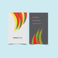 Print ready professional business card design template vector