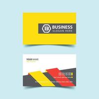 Print ready professional business card design template vector