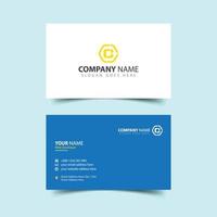 Print ready professional business card design template vector